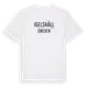 White t-shirt med Igelshäll i Sverige t-shirt