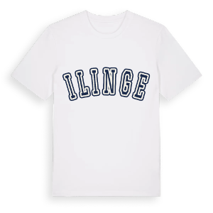 Ilinge college t-shirt – ekologisk bomull t-shirt från Pinshirt