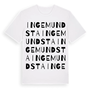Ingemundsta ordlek t-shirt – ekologisk bomull t-shirt från Pinshirt