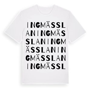 Ingmässlan ordlek t-shirt – ekologisk bomull t-shirt från Pinshirt