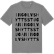 Mid Heather Gray t-shirt med Ingolvshyttsstugan ordlek t-shirt