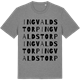 Mid Heather Gray t-shirt med Ingvaldstorp ordlek t-shirt