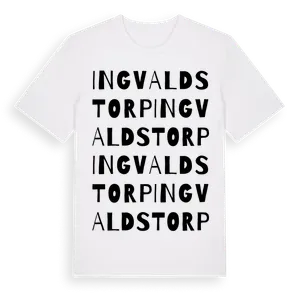 Ingvaldstorp ordlek t-shirt – ekologisk bomull t-shirt från Pinshirt