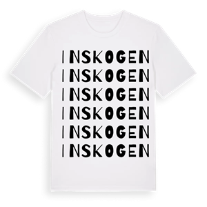 Inskogen ordlek t-shirt – ekologisk bomull t-shirt från Pinshirt