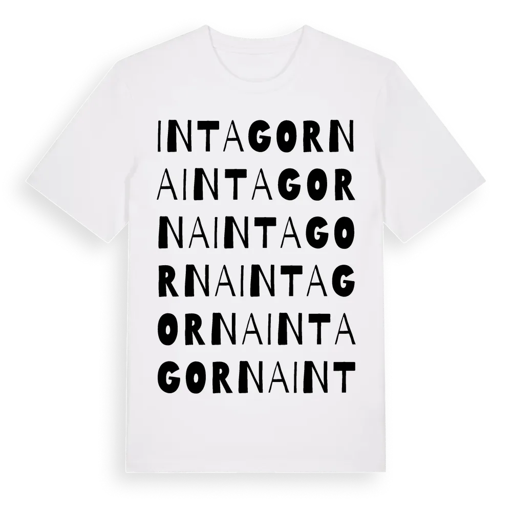 Intagorna ordlek t-shirt i miljö