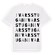 White t-shirt med Ivarsstugan ordlek t-shirt