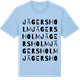 Blue Soul t-shirt med Jägersholm ordlek t-shirt