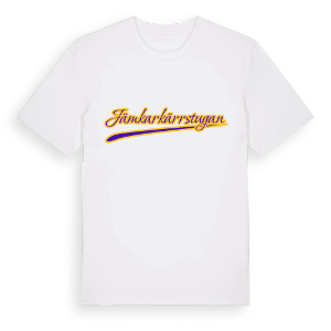 Jämkarkärrstugan baseball t-shirt – ekologisk bomull t-shirt från Pinshirt