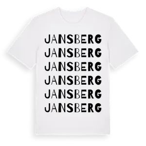Jansberg ordlek t-shirt – ekologisk bomull t-shirt från Pinshirt