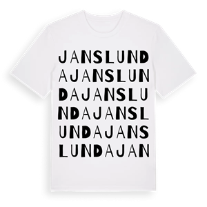 Janslunda ordlek t-shirt – ekologisk bomull t-shirt från Pinshirt