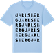 Blue Soul t-shirt med Jarlsberg ordlek t-shirt