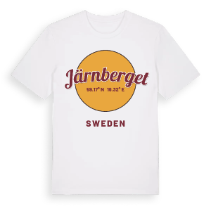 Järnberget cirkel t-shirt – ekologisk bomull t-shirt från Pinshirt