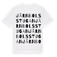 Järnbolsstugan ordlek t-shirt