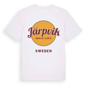 Järpvik cirkel t-shirt – ekologisk bomull t-shirt från Pinshirt