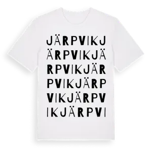 Järpvik ordlek t-shirt – ekologisk bomull t-shirt från Pinshirt
