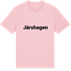 Pink Cotton t-shirt med Järshagen fetstil t-shirt