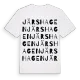 Järshagen ordlek t-shirt