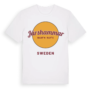 Järshammar cirkel t-shirt – ekologisk bomull t-shirt från Pinshirt