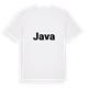 White t-shirt med Java fetstil t-shirt