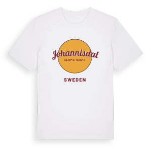 Johannisdal cirkel t-shirt – ekologisk bomull t-shirt från Pinshirt