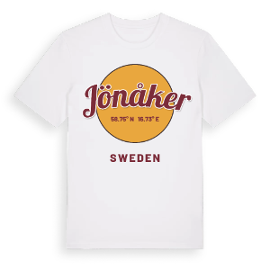 Jönåker cirkel t-shirt – ekologisk bomull t-shirt från Pinshirt