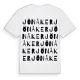 Jönåker ordlek t-shirt