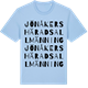 Blue Soul t-shirt med Jönåkers häradsallmänning ordlek t-shirt