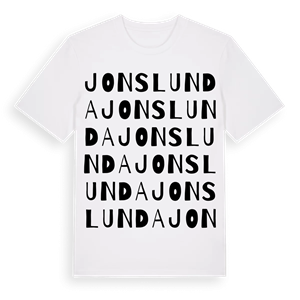 Jonslunda ordlek t-shirt – ekologisk bomull t-shirt från Pinshirt