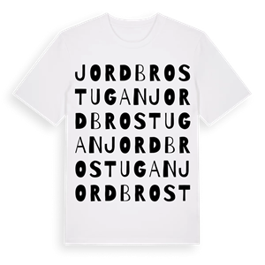 Jordbrostugan ordlek t-shirt – ekologisk bomull t-shirt från Pinshirt