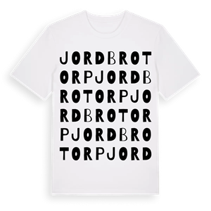 Jordbrotorp ordlek t-shirt – ekologisk bomull t-shirt från Pinshirt