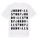 Jordvallstorp ordlek t-shirt
