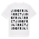 Jungfrukärret ordlek t-shirt