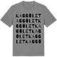 Mid Heather Gray t-shirt med Kaggölet ordlek t-shirt