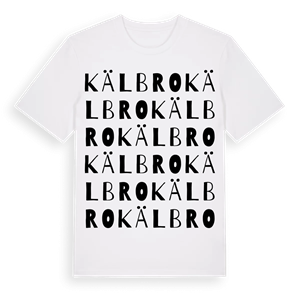 Kälbro ordlek t-shirt – ekologisk bomull t-shirt från Pinshirt