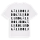 Kälbrolund ordlek t-shirt