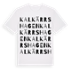 Kalkärrshagen ordlek t-shirt