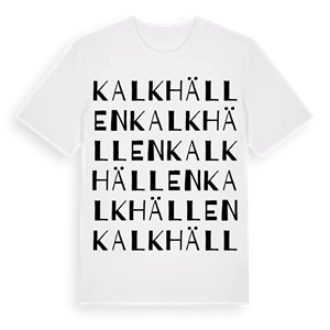 Kalkhällen ordlek t-shirt – ekologisk bomull t-shirt från Pinshirt