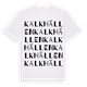 Kalkhällen ordlek t-shirt