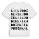 Kalkudden ordlek t-shirt
