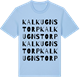 Blue Soul t-shirt med Kalkugnstorp ordlek t-shirt