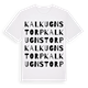 Kalkugnstorp ordlek t-shirt