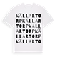 Källartorp ordlek t-shirt