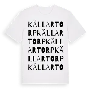 Källartorp ordlek t-shirt – ekologisk bomull t-shirt från Pinshirt