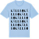 Blue Soul t-shirt med Källbo ordlek t-shirt