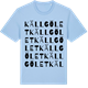 Blue Soul t-shirt med Källgölet ordlek t-shirt
