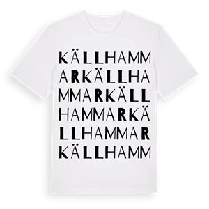 Källhammar ordlek t-shirt – ekologisk bomull t-shirt från Pinshirt