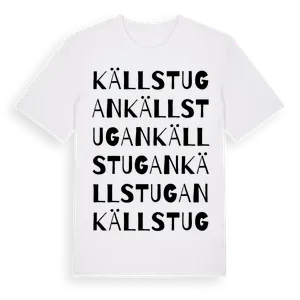 Källstugan ordlek t-shirt – ekologisk bomull t-shirt från Pinshirt