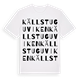 Källstuguviken ordlek t-shirt