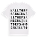 Källtorpsängen ordlek t-shirt