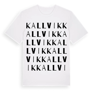Kallvik ordlek t-shirt – ekologisk bomull t-shirt från Pinshirt